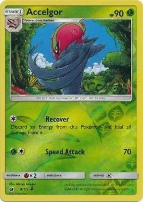 Accelgor #9 — Invasione Scarlatta (Reverse Holo)