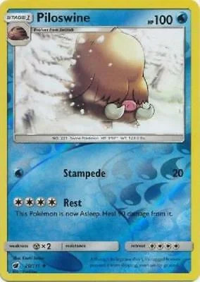 Piloswine #20 — Invasión Carmesí (Reverse Holo)