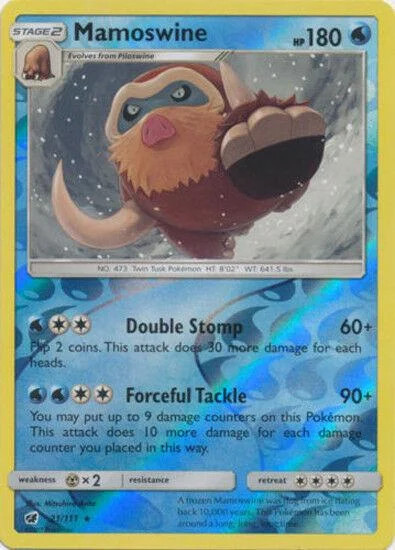 Mamoswine #21 — Invasión Carmesí (Reverse Holo)