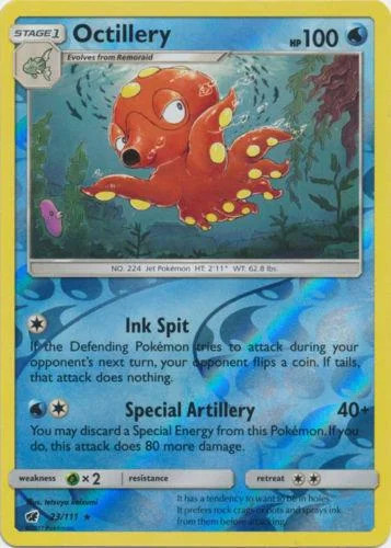 Octillery #23 — Invasión Carmesí (Reverse Holo)