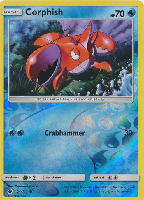 Corphish #24 — Invasione Scarlatta (Reverse Holo)
