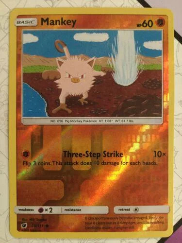 Mankey #50 — Invasión Carmesí (Reverse Holo)
