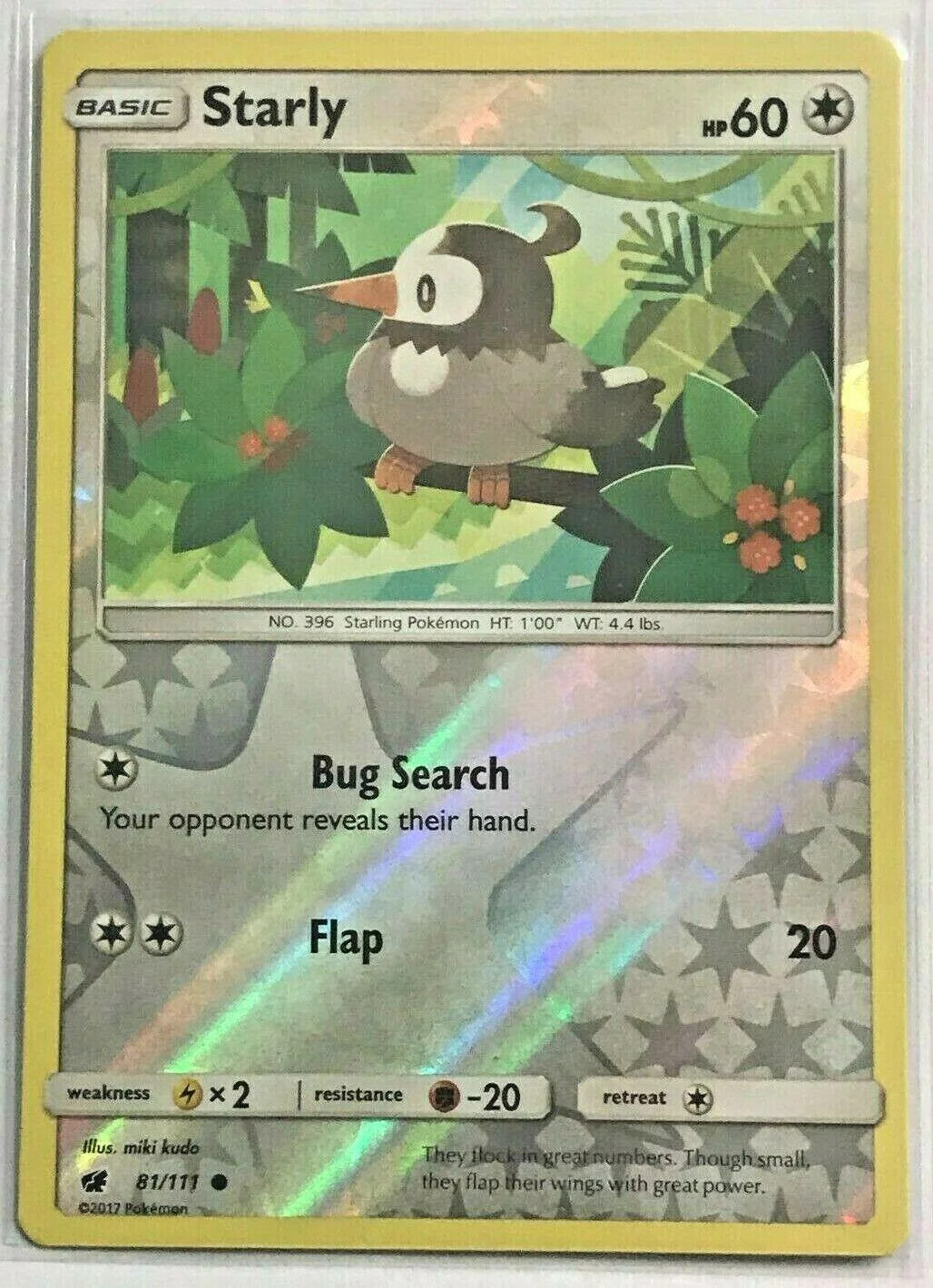 Starly #81 — Invasão Carmim (Reverse Holo)