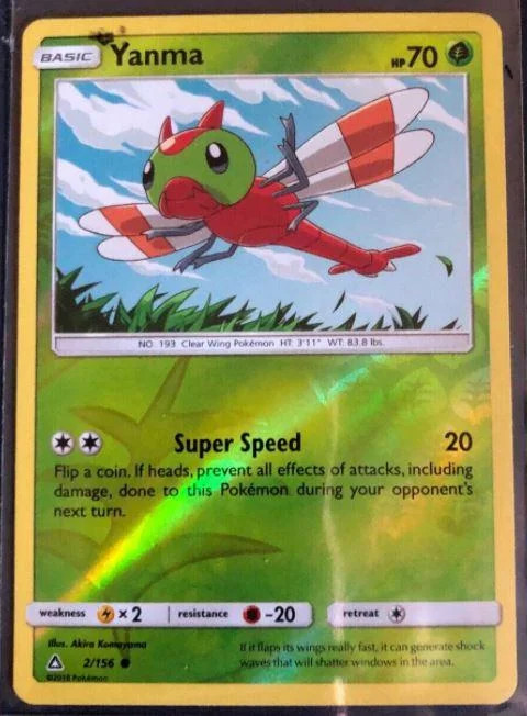 Yanma #2 — Ultra Prisma (Reverse Holo)