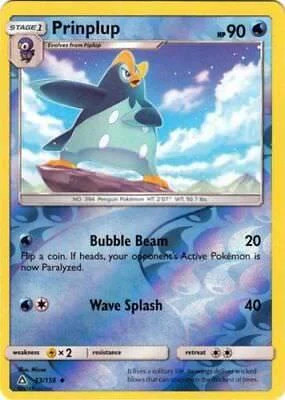 Prinplup #33 — Ultraprisma (Reverse Holo)