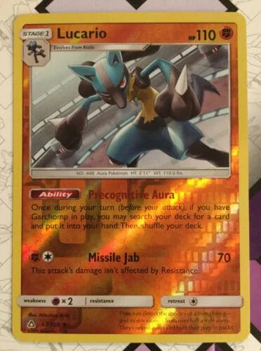 Lucario #67 — Ultraprisma (Reverse Holo)