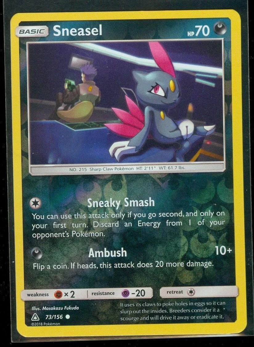 Sneasel #73 — Ultraprisma (Reverse Holo)