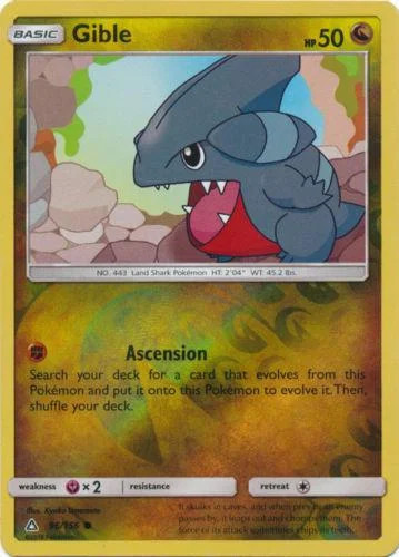 Gible #96 — Ultraprisma (Reverse Holo)