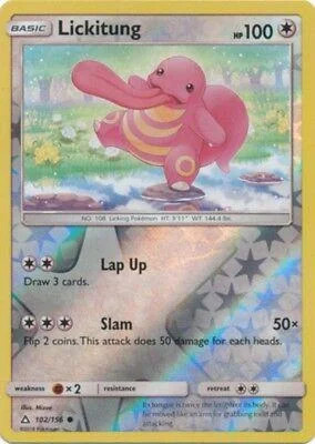 Lickitung #102 — Ultraprisma (Reverse Holo)