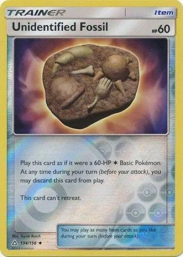 Fóssil Não Identificado #134 — Ultra Prisma (Reverse Holo)