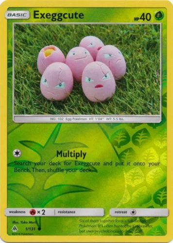Exeggcute #1 — Luz Proibida (Reverse Holo)