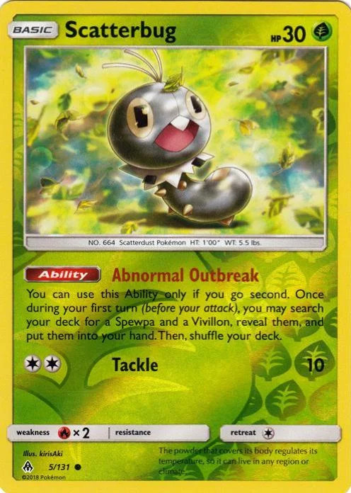 Scatterbug #5 — Luz Proibida (Reverse Holo)