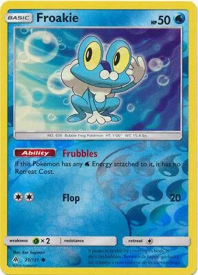 Froakie #21 — Luz Proibida (Reverse Holo)