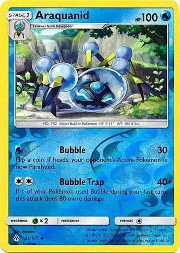 Araquanid #33 — Luz Proibida (Reverse Holo)