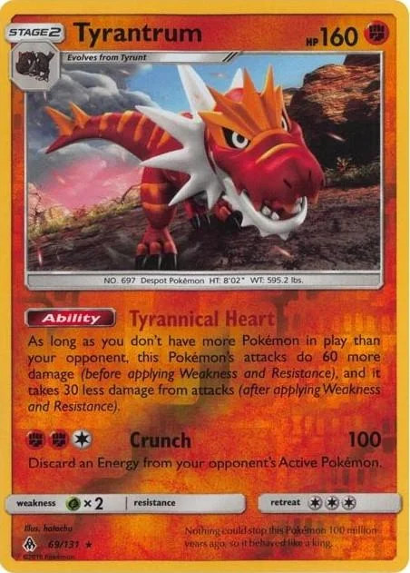Tyrantrum #69 — Luz Proibida (Reverse Holo)