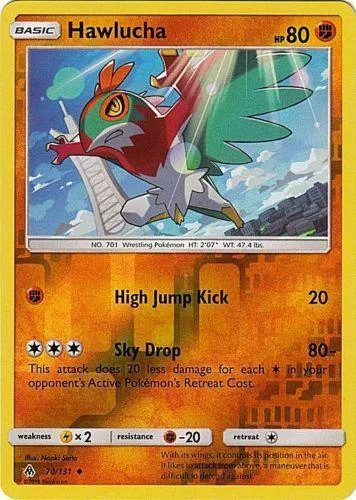 Hawlucha #70 — Luz Proibida (Reverse Holo)