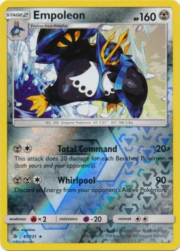 Empoleon #81 — Luz Proibida (Reverse Holo)