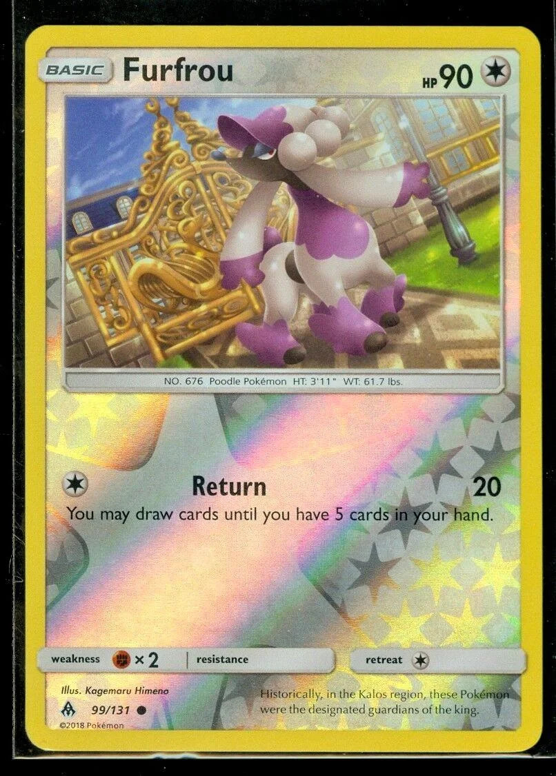 Furfrou #99 — Forbidden Light (Reverse Holo)