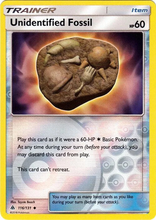 Unbekanntes Fossil #116 — Grauen Der Lichtfinsternis (Reverse Holo)