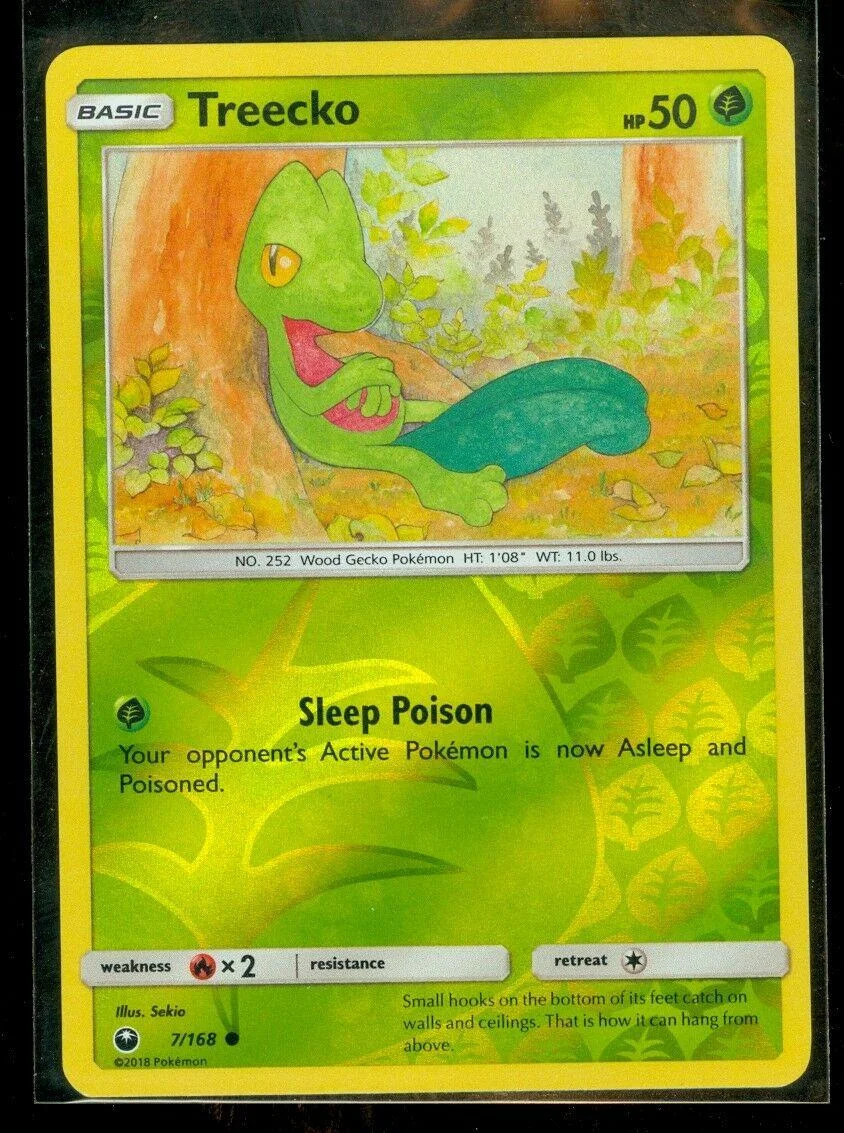 Treecko #7 — Tempesta Astrale (Reverse Holo)