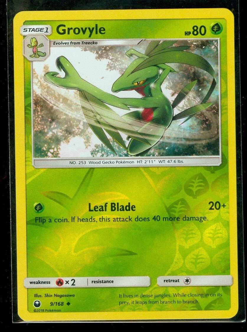 Grovyle #9 — Tormenta Celestial (Reverse Holo)