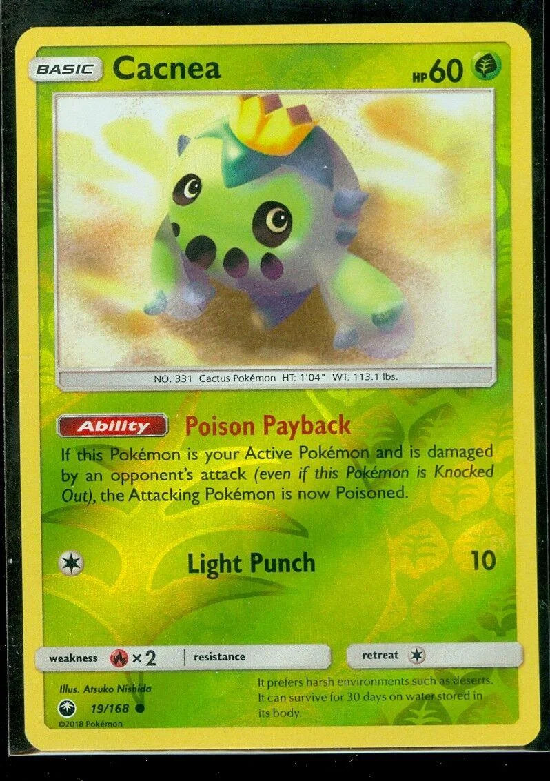 Cacnea #19 — Tempesta Astrale (Reverse Holo)