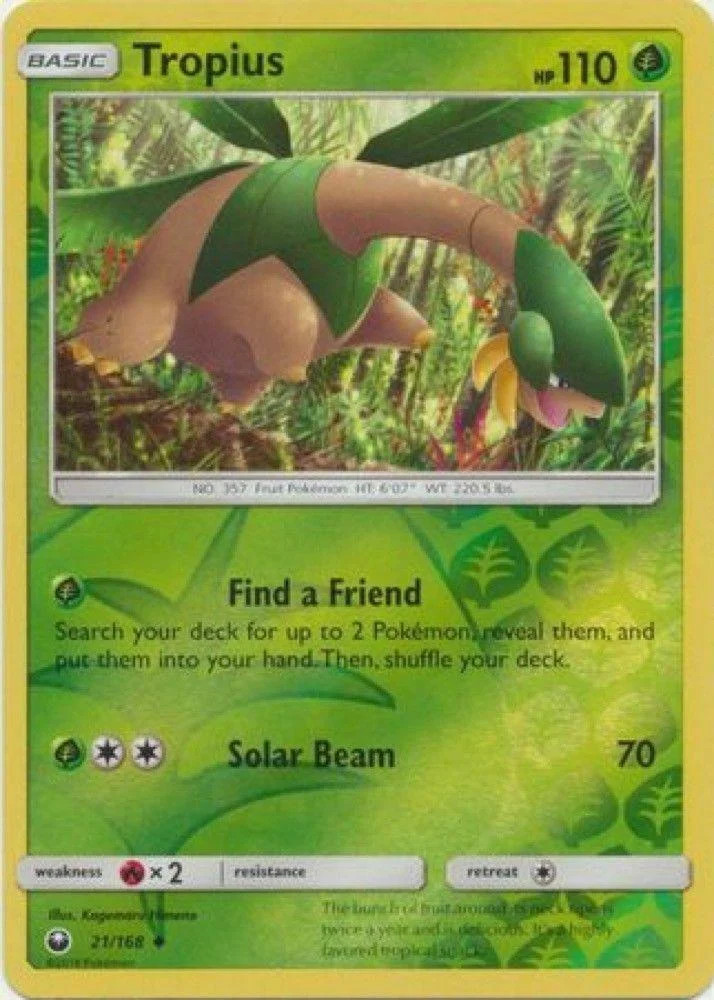 Tropius #21 — Tormenta Celestial (Reverse Holo)