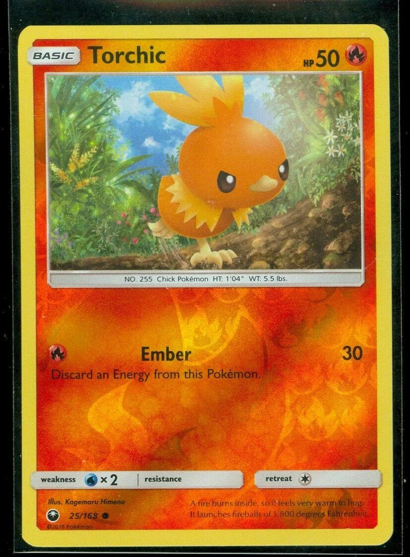 Torchic #25 — Tempesta Astrale (Reverse Holo)