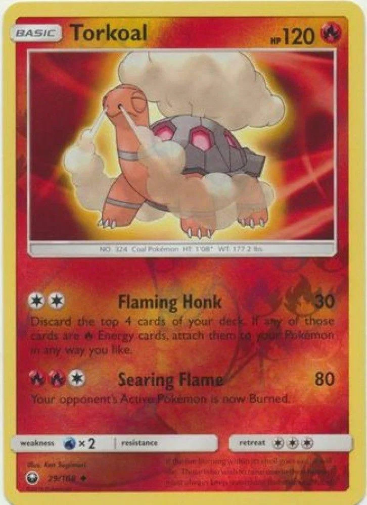 Torkoal #29 — Tormenta Celestial (Reverse Holo)