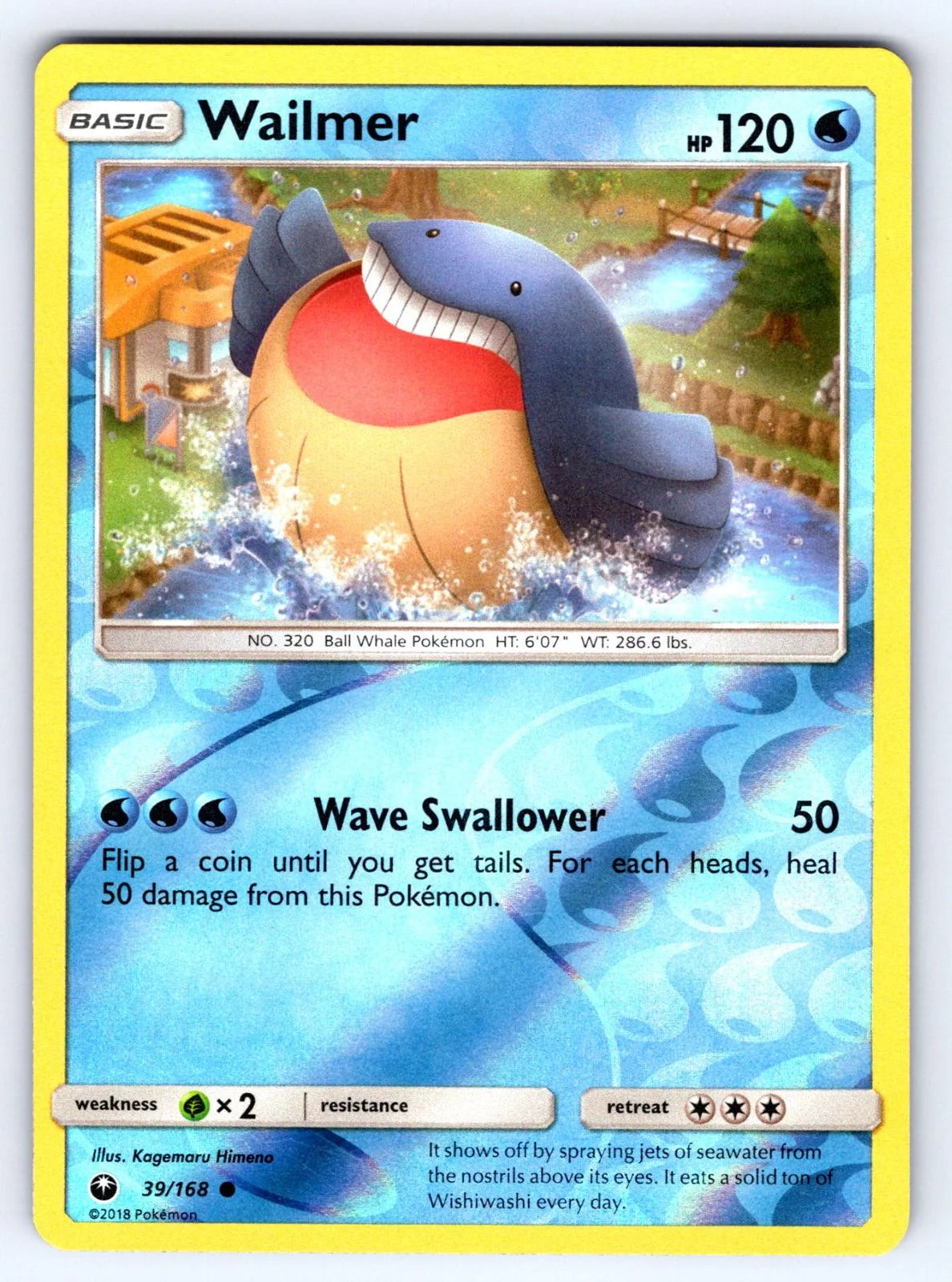 Wailmer #39 — Tormenta Celestial (Reverse Holo)
