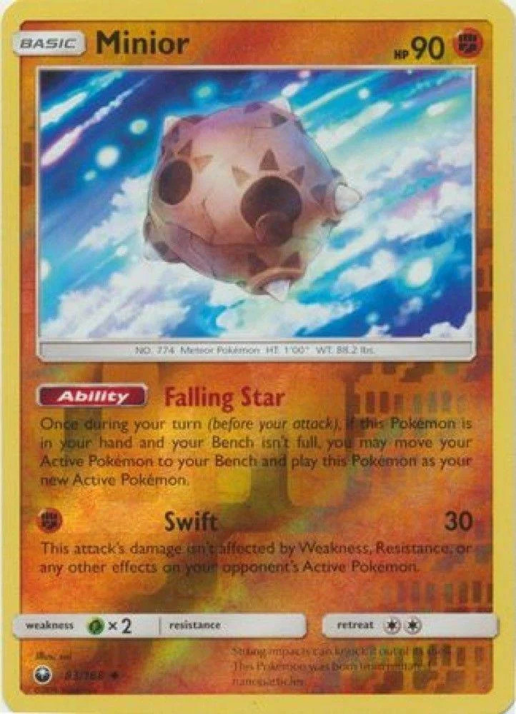 Minior #83 — Tempestade Celestial (Reverse Holo)