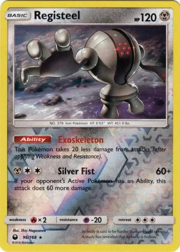 Registeel #96 — Tormenta Celestial (Reverse Holo)
