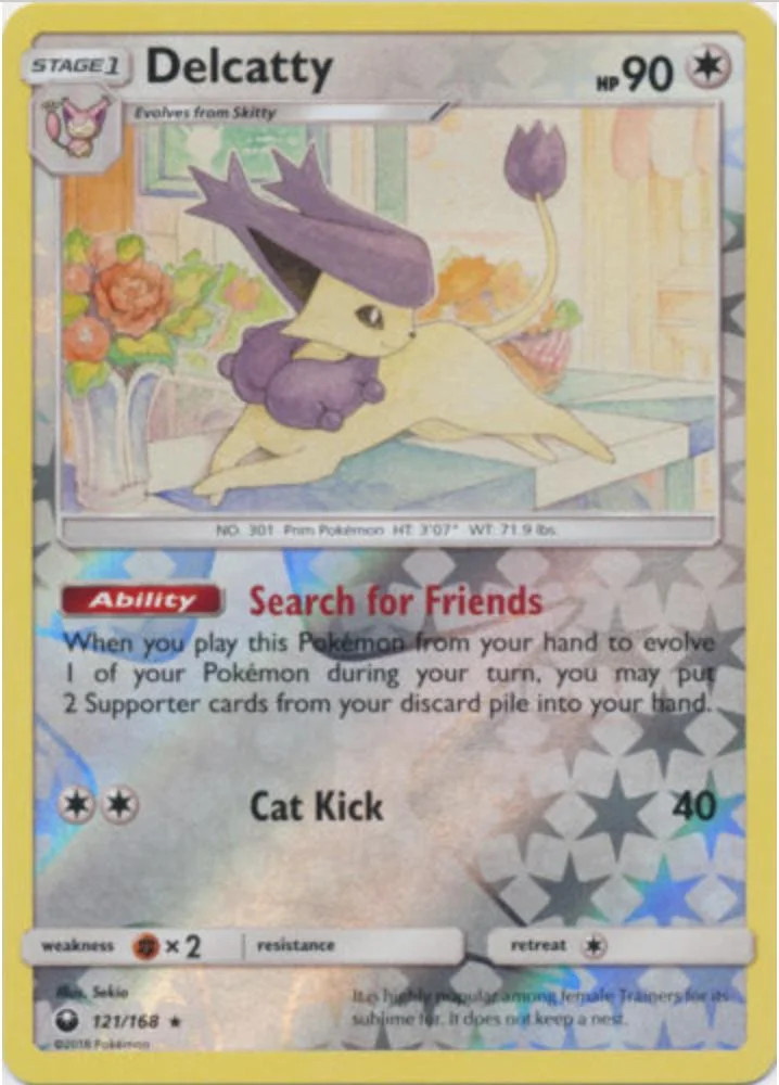 Delcatty #121 — Tormenta Celestial (Reverse Holo)