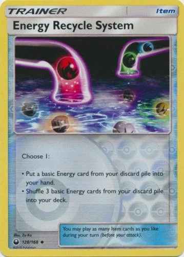 Sistema de Reciclagem de Energias #128 — Tempestade Celestial (Reverse Holo)