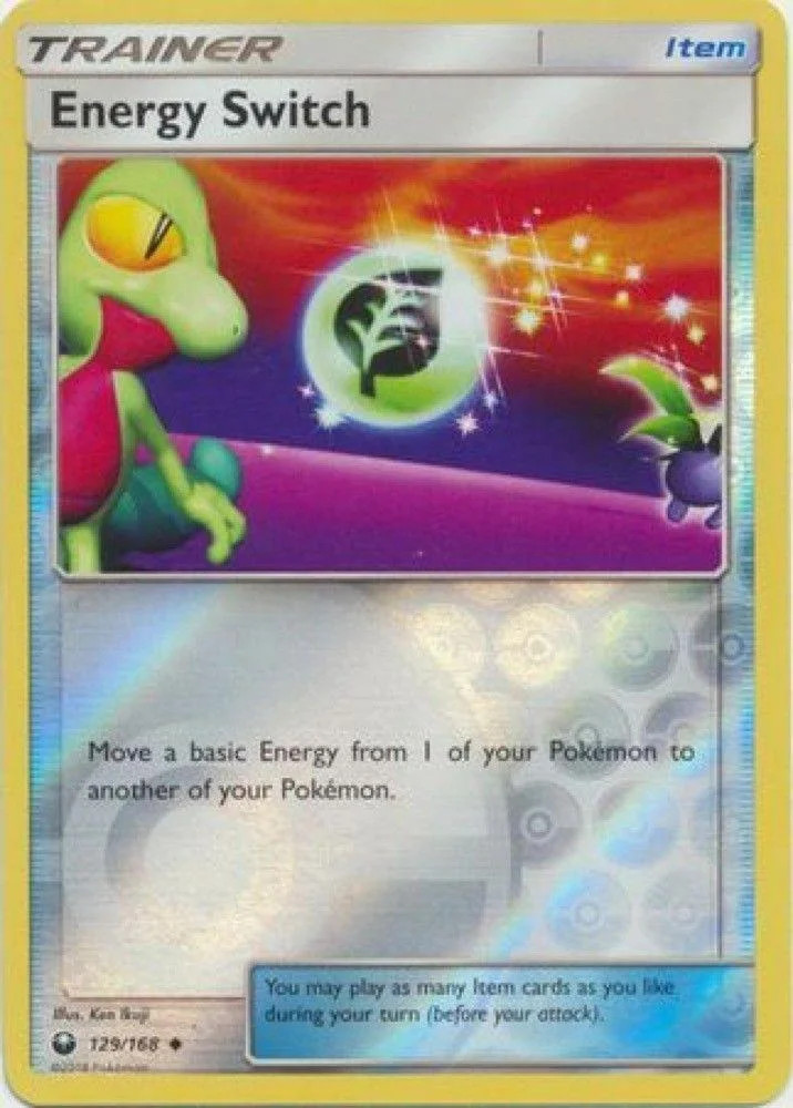 Substituição de Energia #129 — Tempestade Celestial (Reverse Holo)