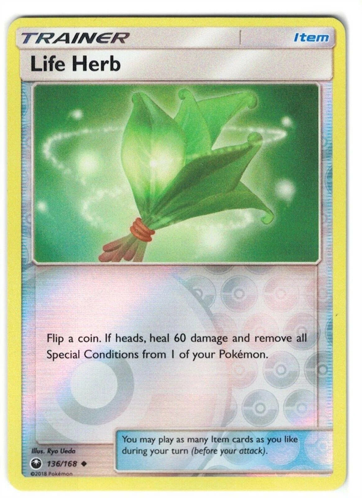 Hierba Vida #136 — Tormenta Celestial (Reverse Holo)