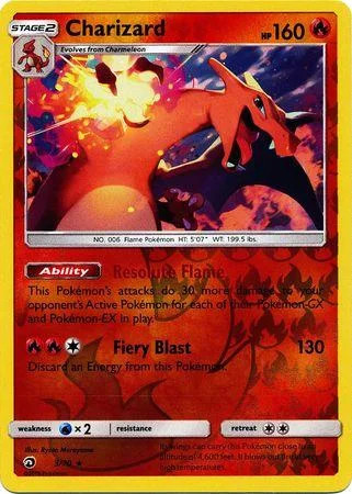 Charizard #3 — Dragões Soberanos (Reverse Holo)