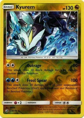Kyurem #47 — Dragões Soberanos (Reverse Holo)