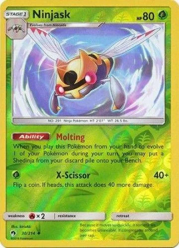 Ninjask #30 — Tuoni Perduti (Reverse Holo)