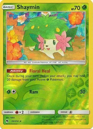 Shaymin #33 — Trovões Perdidos (Reverse Holo)