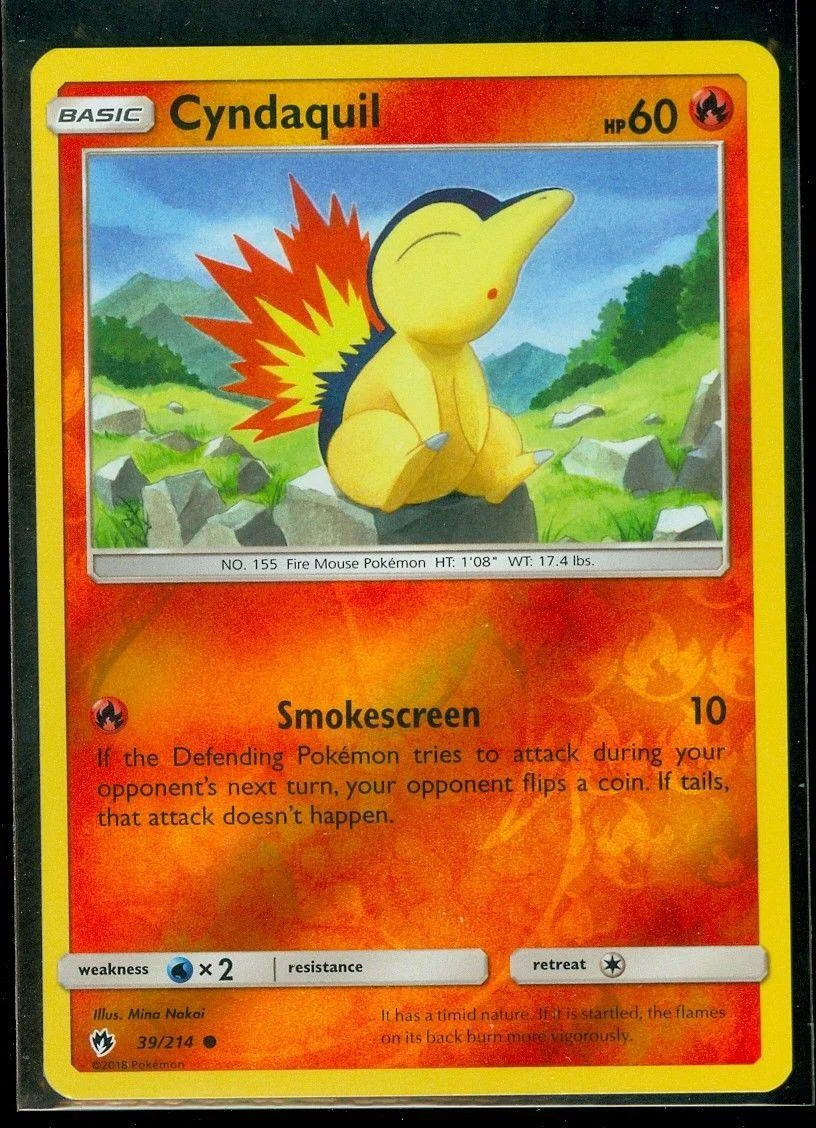 Cyndaquil #39 — Trovões Perdidos (Reverse Holo)