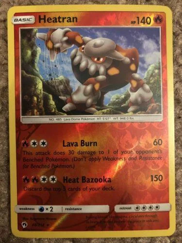 Heatran #48 — Trovões Perdidos (Reverse Holo)