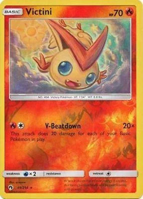 Victini #49 — Trovões Perdidos (Reverse Holo)