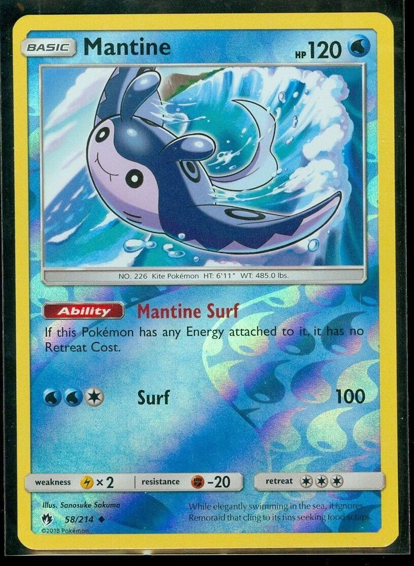 Mantine #58 — Trovões Perdidos (Reverse Holo)