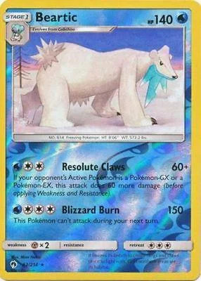 Beartic #62 — Lost Thunder (Reverse Holo)