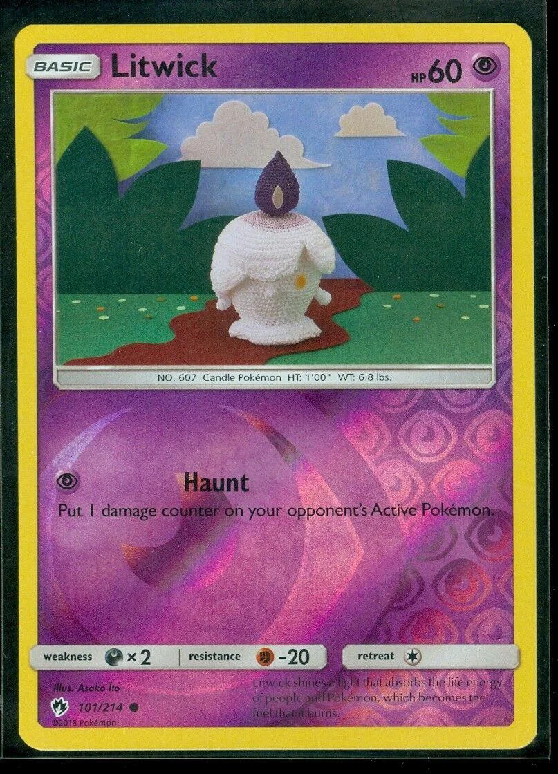 Litwick #101 — Truenos Perdidos (Reverse Holo)