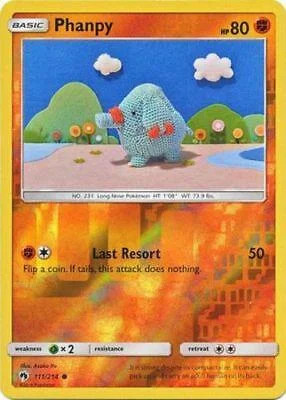 Phanpy #111 — Truenos Perdidos (Reverse Holo)