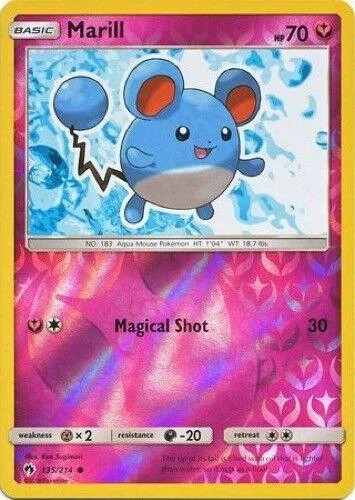 Marill #135 — Echo des Donners (Reverse Holo)