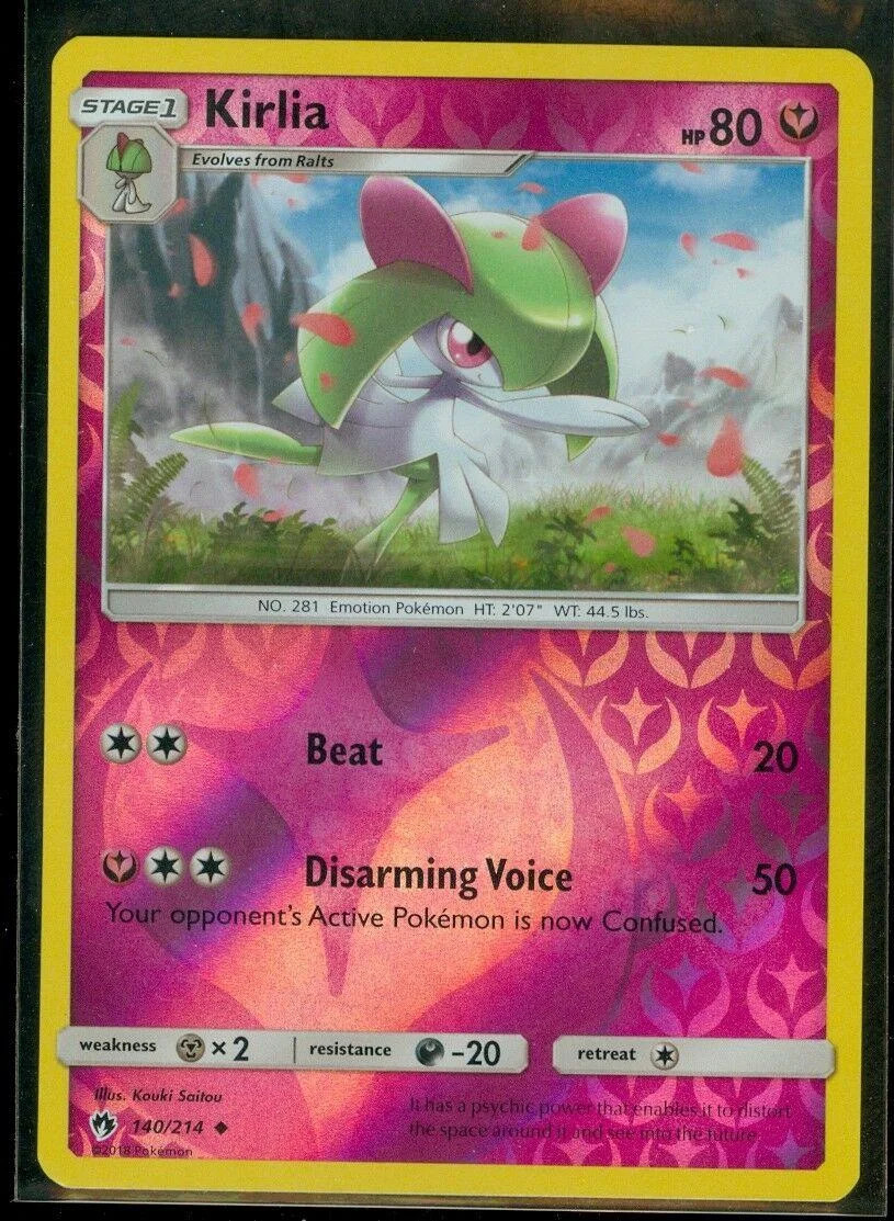 Kirlia #140 — Truenos Perdidos (Reverse Holo)