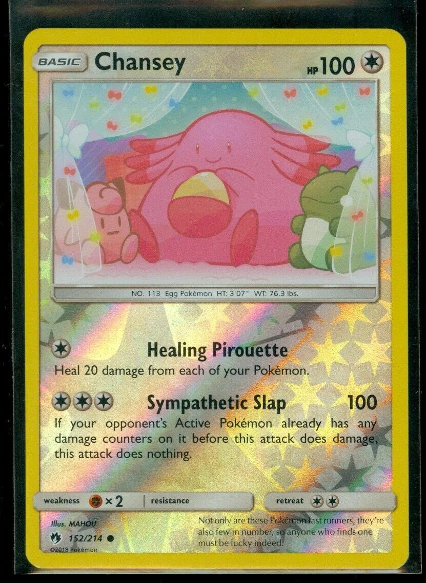 Chansey #152 — Trovões Perdidos (Reverse Holo)
